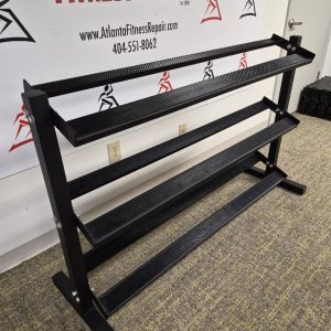 3 Tier Black Dumbbell Rack