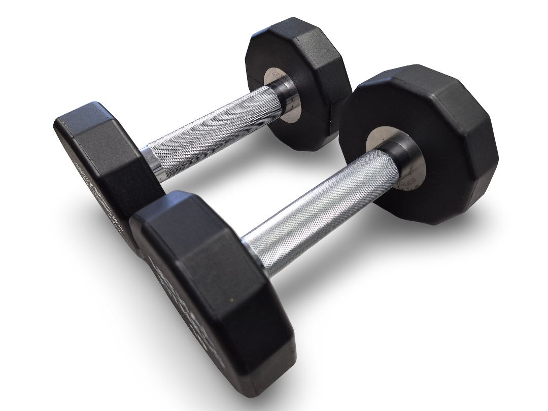 Lethal Fitness 12-Sided Urethane Dumbbell Set - Atlanta Fitness Repair
